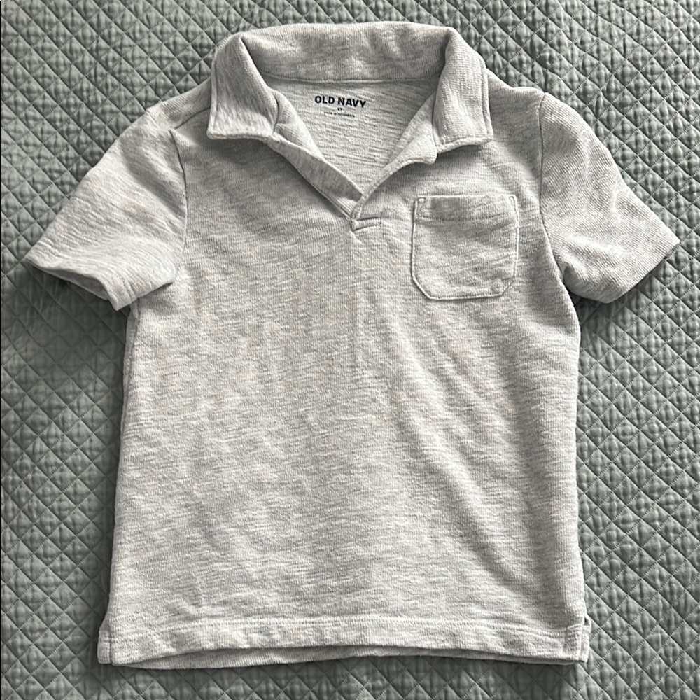 Old Navy Gray Kids Polo Shirt
